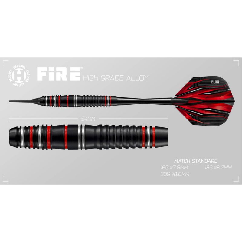 Harrows Fire High Grade Alloy Softip Hs-Tnk-000016036 Darts - Sportmania.hu