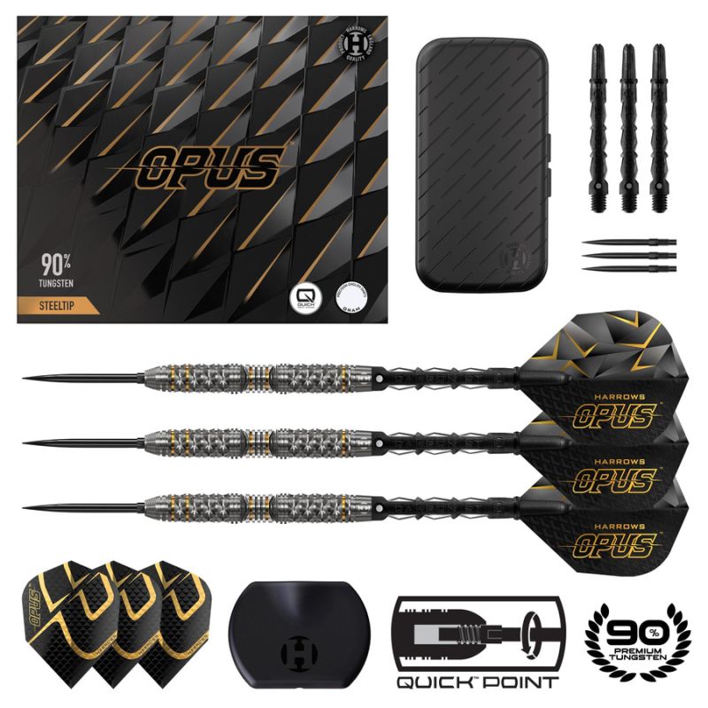 Harrows Opus 90% steeltip darts OpusQP