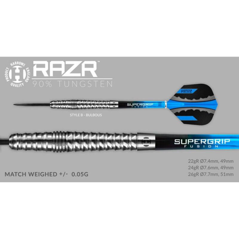 Harrows Razr 90% Steeltip Darts dart felszerelés HS-TNK-000013377