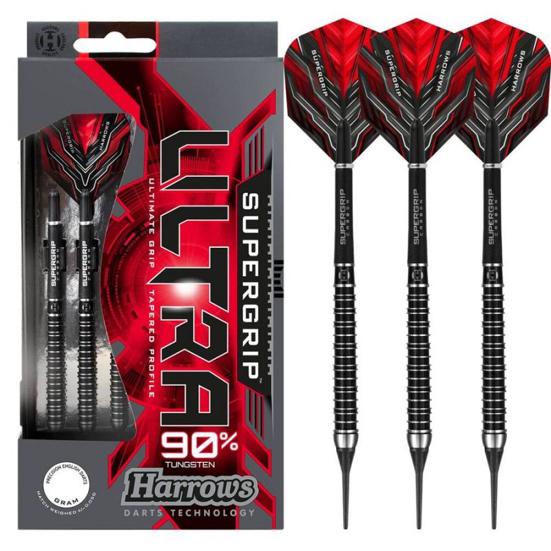 Harrows Supergrip Ultra 90% Softip Darts Hs-tnk-000013877 - Sportmania.hu