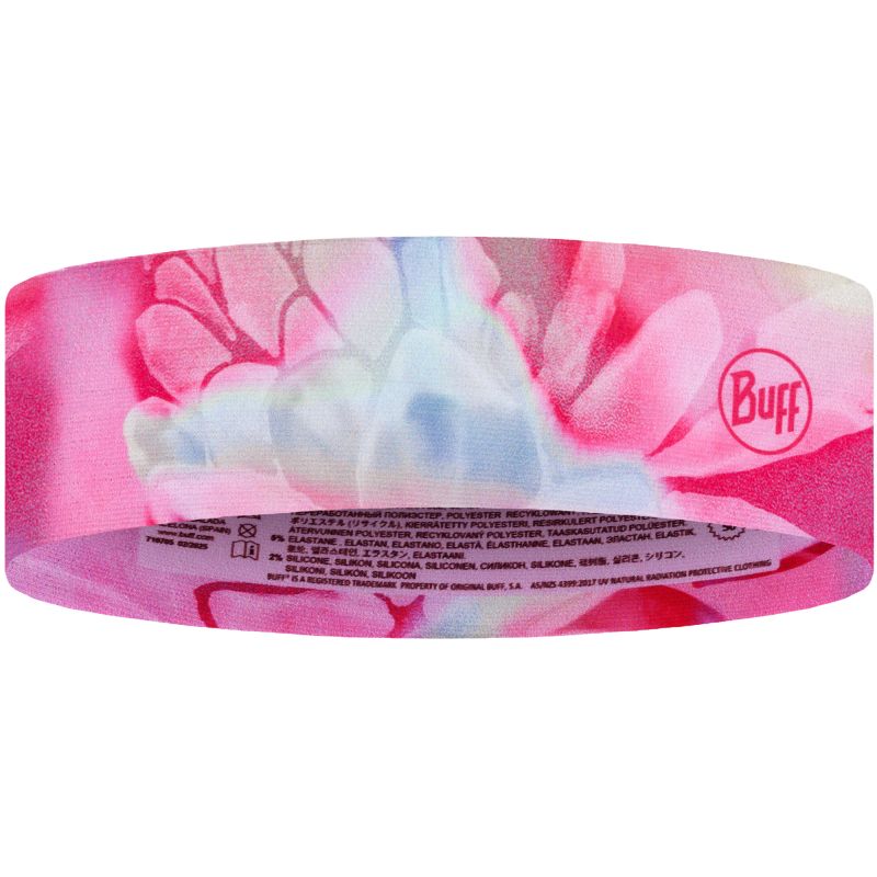 head BUFF COOLNET UV® SLIM HEADBAND ESMERALD FLUOR FUCHSIA Headband fejpánt