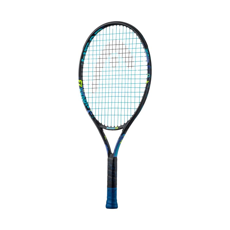 Head Novak 23 cv3 3/4 tennis racket with cover, black and , 235014 SC06 kék teniszütő