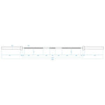 HMS BLACK GO700 Olympic bar fekete 17-60-010