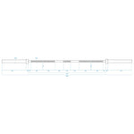 HMS BLACK GO700 Olympic bar fekete 17-60-010