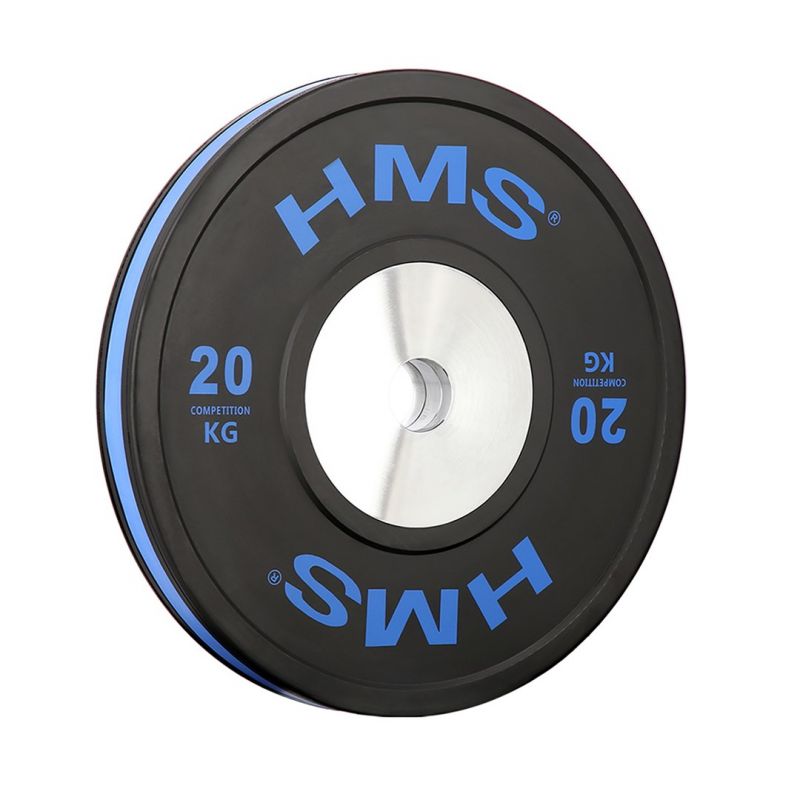 HMS BTBR Set Olympic Bumper Plates - 2x (10kg, 15kg, 20kg, 25kg) BTBR SET készlet 17-61-007