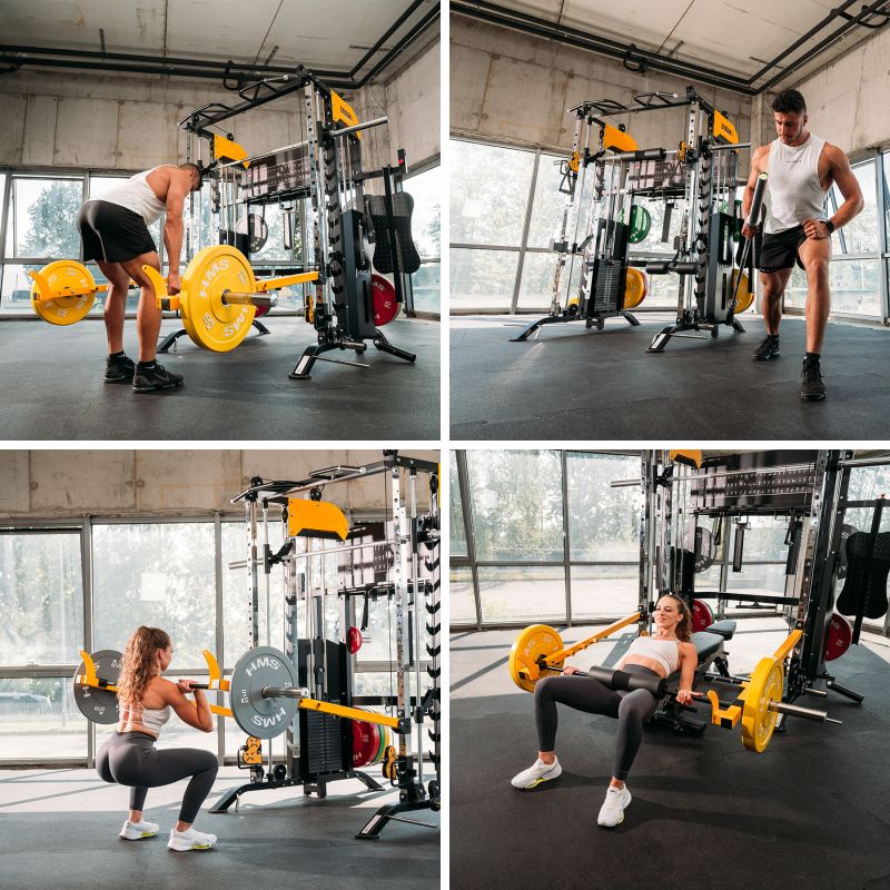 HMS CYKLON X Multifunctional Smith Machine with Equipment póló 17-51-110