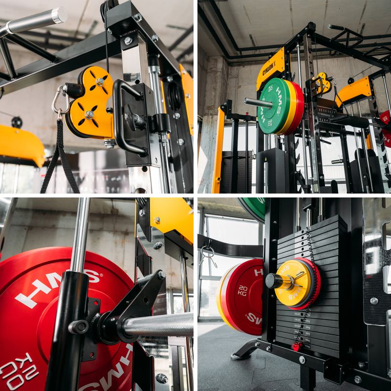 HMS CYKLON X Multifunctional Smith Machine with Equipment póló 17-51-110