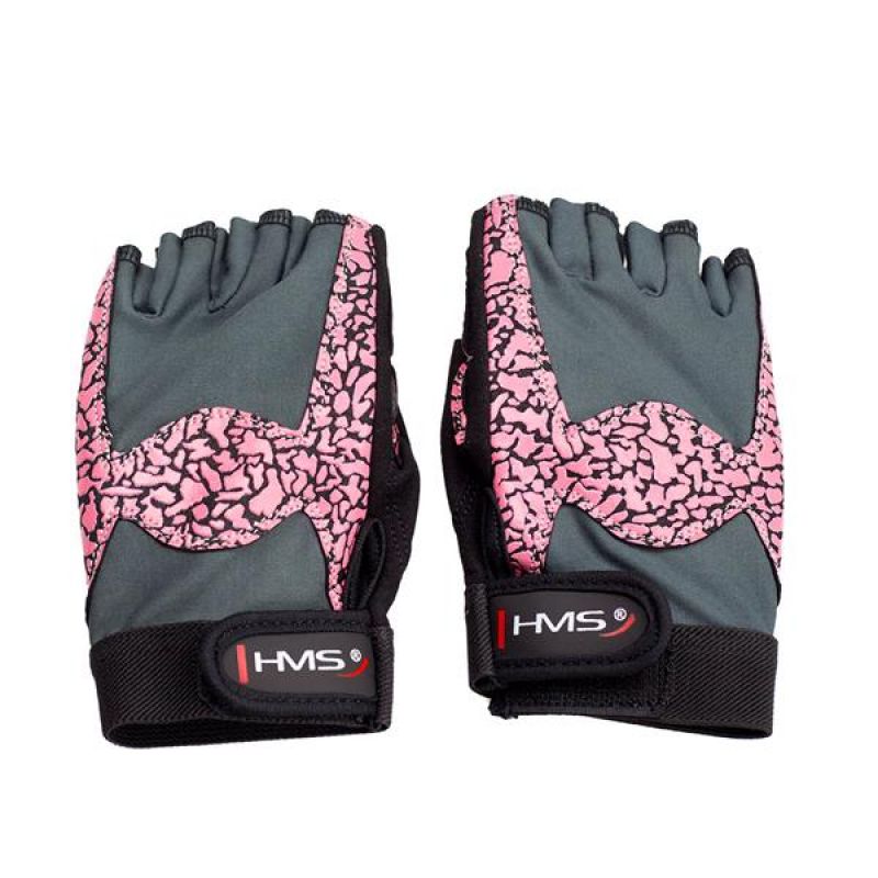 HMS Gym Gloves Pink/Gray W RST03 rL szürke kesztyű 17-63-222