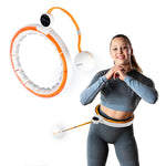HMS HHM21 HULA HOP WHITE/ORANGE WITH MAGNETS, TPE PROTECTION AND WEIGHT + COUNTER narancssárga 17-44-597