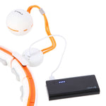 HMS HHM21 HULA HOP WHITE/ORANGE WITH MAGNETS, TPE PROTECTION AND WEIGHT + COUNTER narancssárga 17-44-597