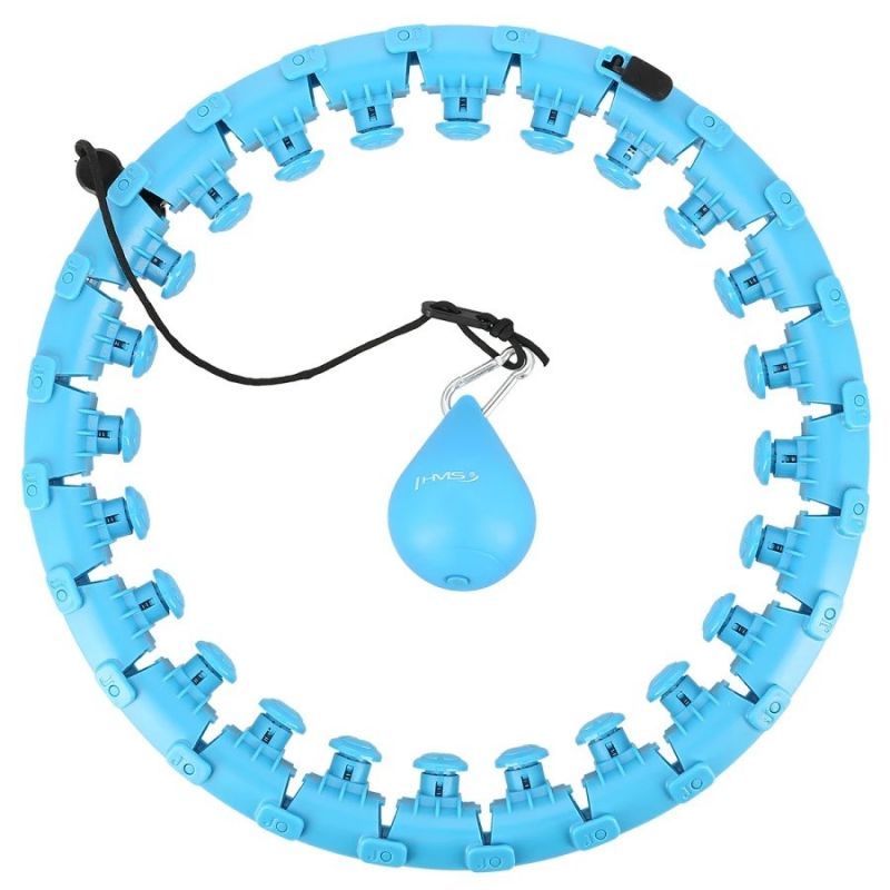 HMS HHW01 hula hoop with studs and weight, blue kék 17-44-520