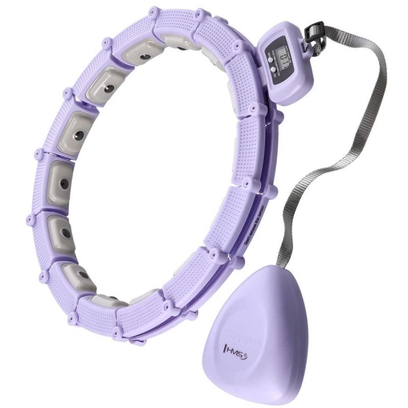 HMS Hula hoop HHM14 with magnets, weight and counter purple lila 17-44-579