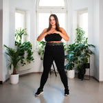 HMS Hula Hop Set Hhw12 With Projections And Weight + Belt Br163 Plus Size táska, fekete