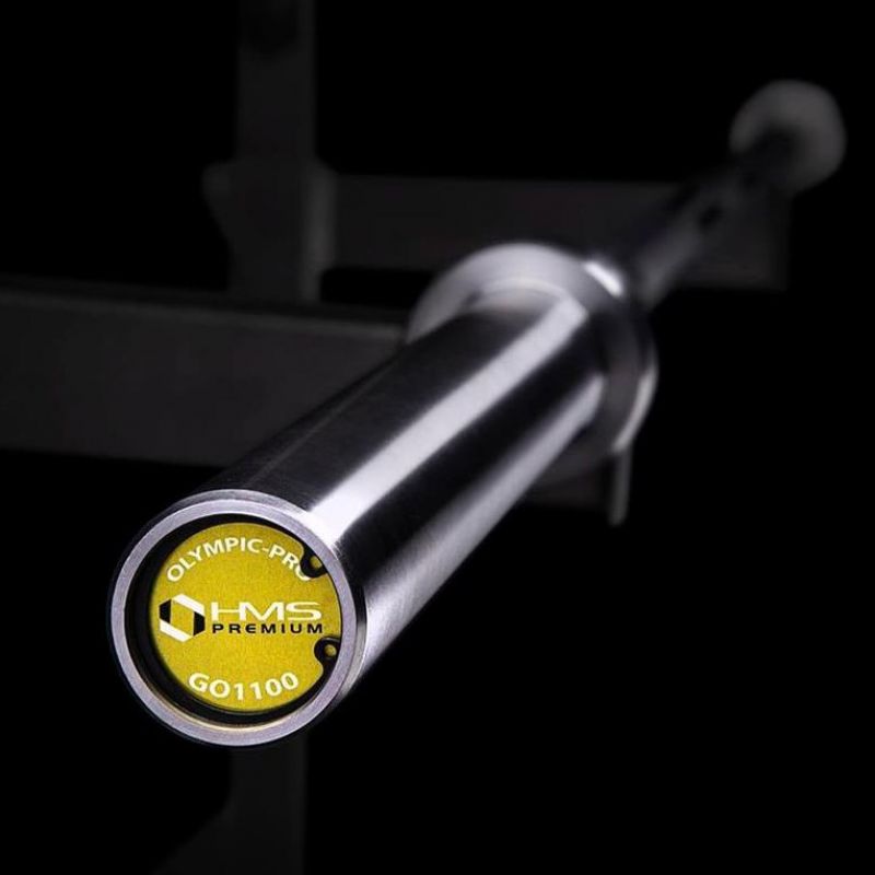 HMS Olympic bar 20 kg / 2200 mm with lock jaw clamps 17-60-007