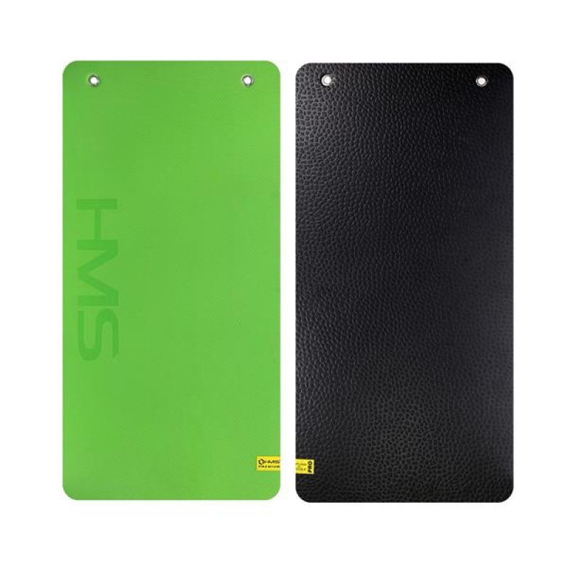 HMS Premium MFK01 Green-Black Club Fitness Mat with Holes zöld jóga matrac 17-44-271