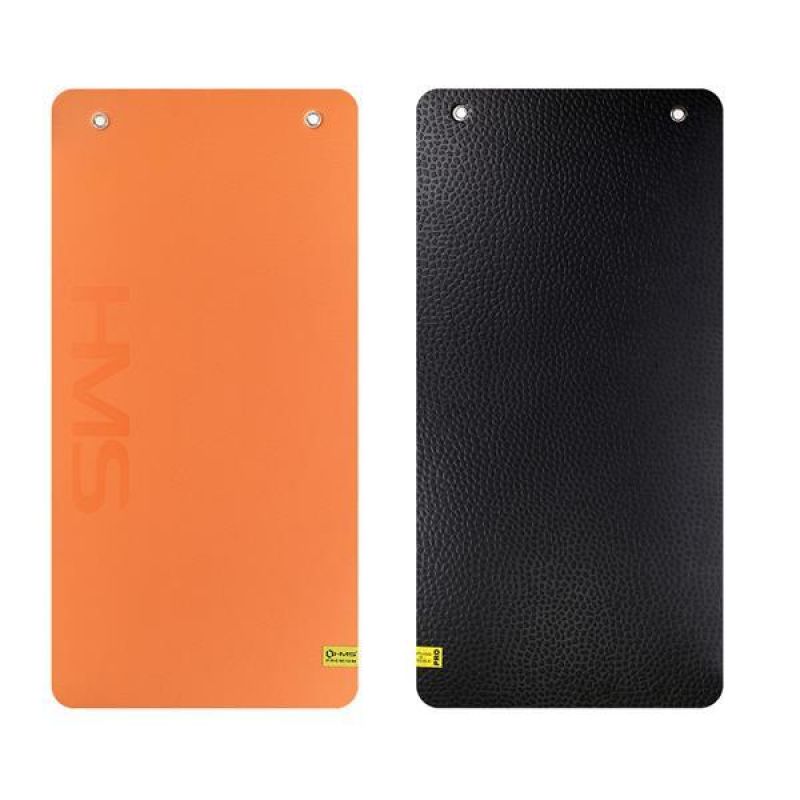 HMS Premium MFK01 Orange-Black Club Fitness Mat with Holes narancssárga jóga matrac 17-44-272
