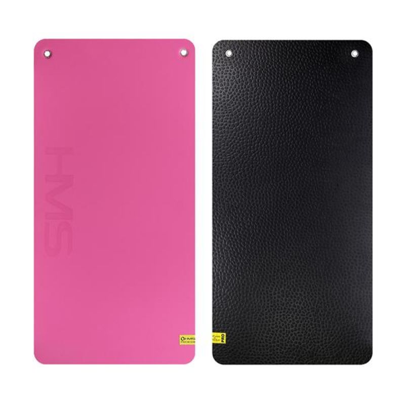 HMS Premium MFK02 Pink-Black Club Fitness Mat with Holes rózsaszín jóga matrac 17-44-274