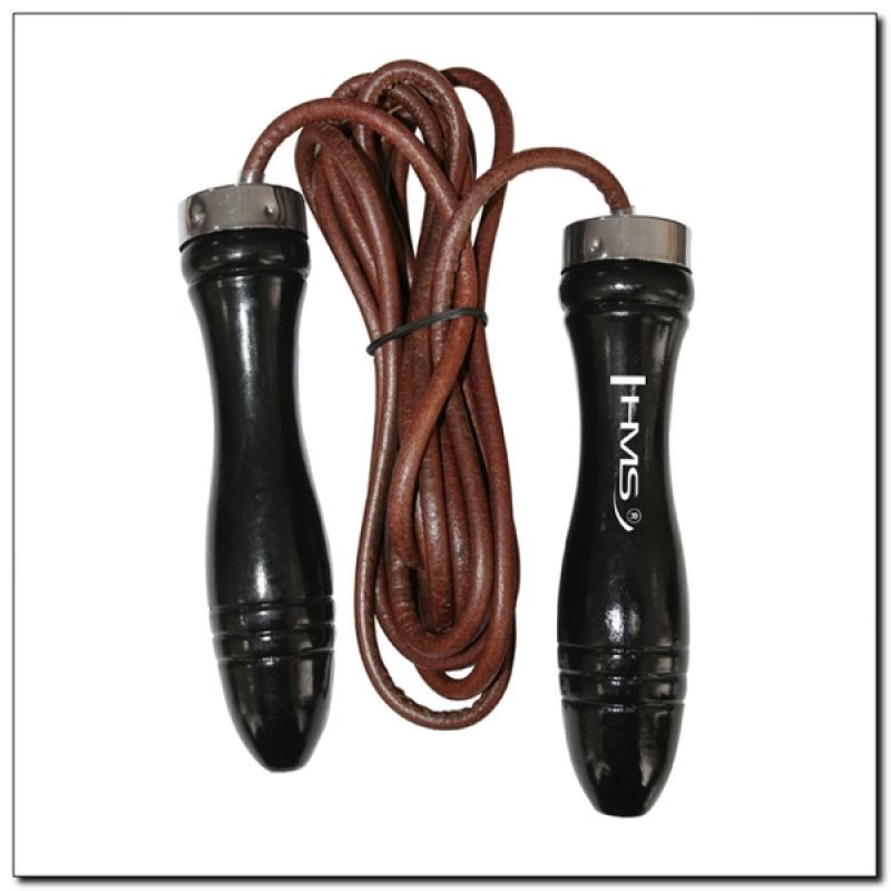 HMS SK43 LEATHER SKIPPING ROPE fekete edzőfelszerelés 17-36-043