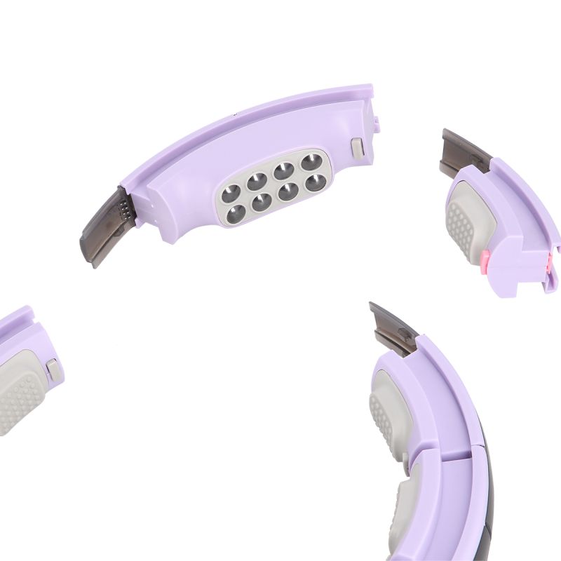 HMS Violet Hhm13 Magnetic Hula Hop Set With Counter + Br163 Slimming Belt derékszorító öv, fekete