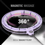 HMS Violet Hhm13 Magnetic Hula Hop Set With Counter + Br163 Slimming Belt derékszorító öv, fekete