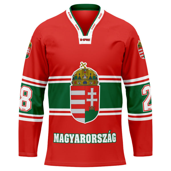 Hungary hosszú ujjú szurkolói Replika mez 2017, piros - Sportmania.hu