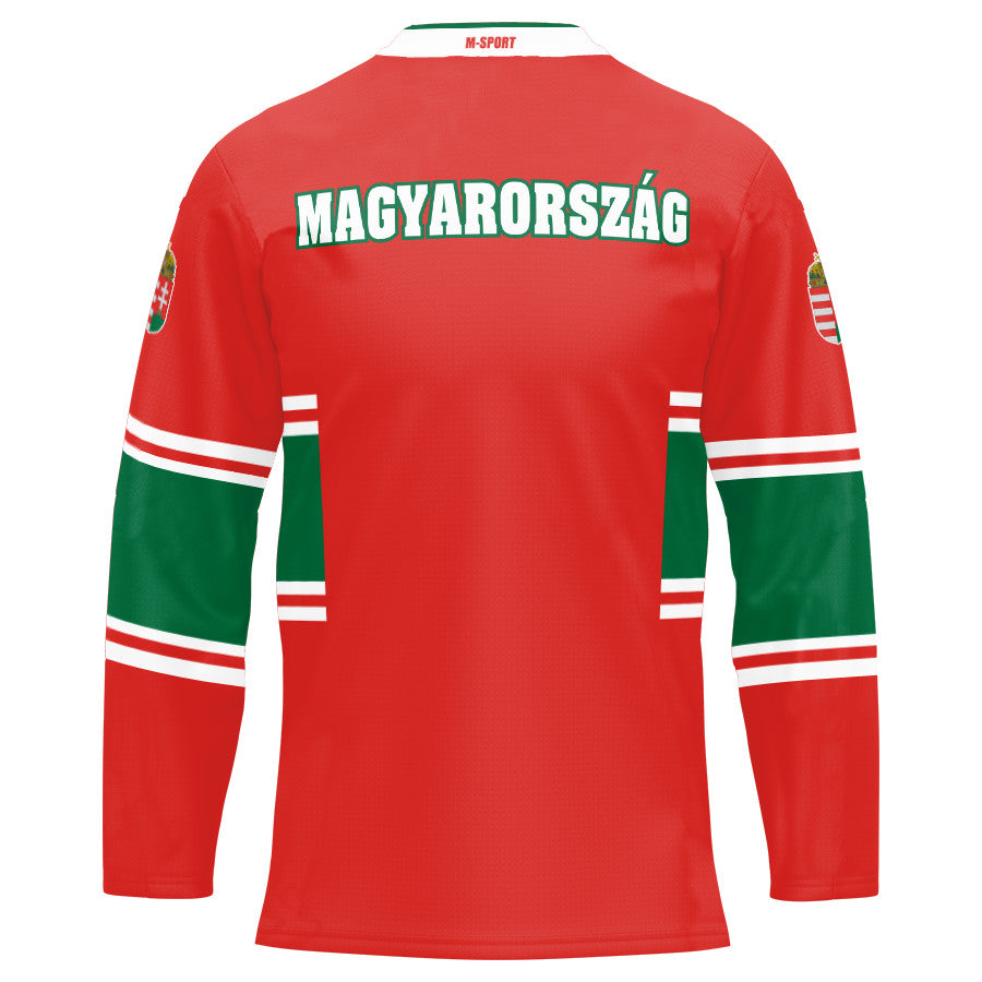 Hungary hosszú ujjú szurkolói Replika mez 2017, piros - Sportmania.hu