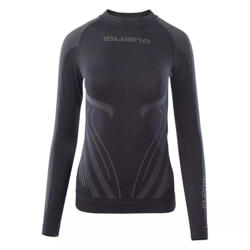 Iguana Gambit W Top W Thermoactive T-shirt fekete női termoaktív ruha 92800556710