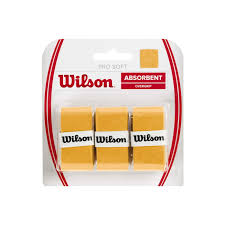 Wilson Wraps Wilson Pro Soft Tennis Overgrip 3pcs WRZ4040GO Ütőfelszerelés