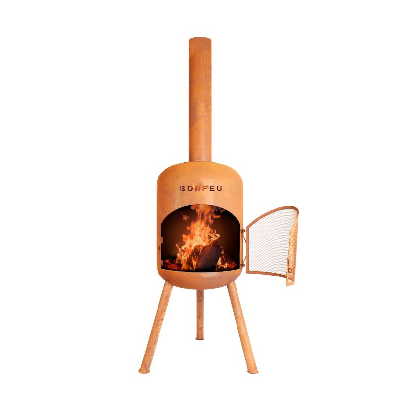 Inny Bonfeu Bonbono garden fireplace rusty unisex Dzseki 4501R