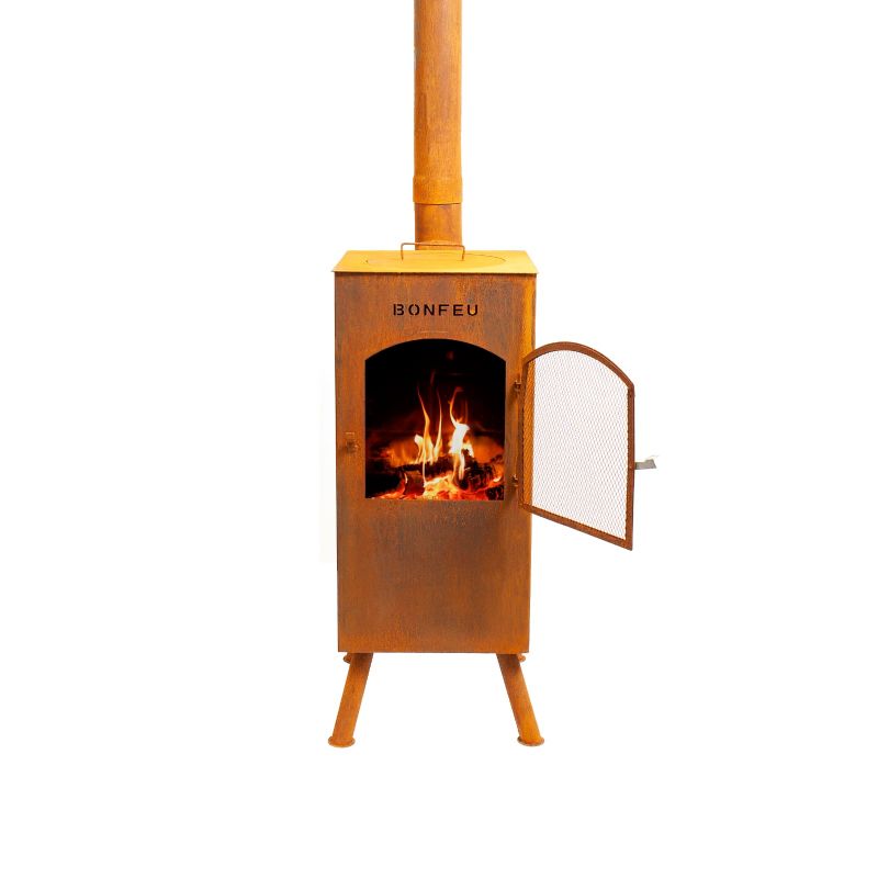 Inny BonFeu BonCarré garden fireplace rusty unisex Dzseki 3503R