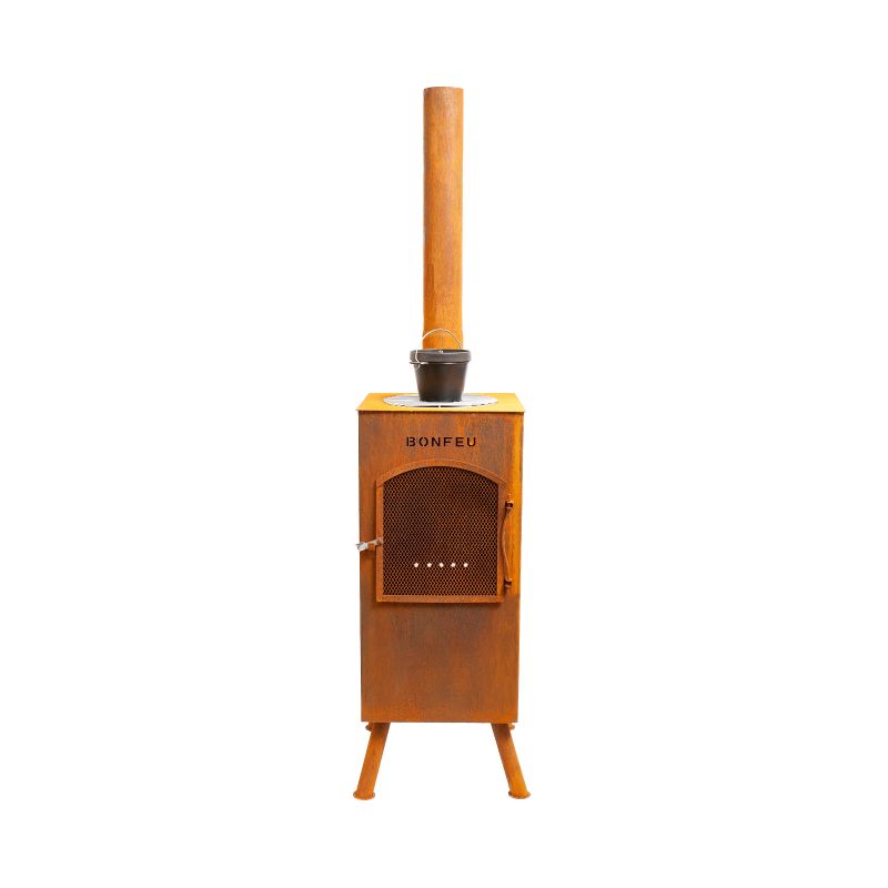 Inny BonFeu BonCarré garden fireplace rusty unisex Dzseki 3503R