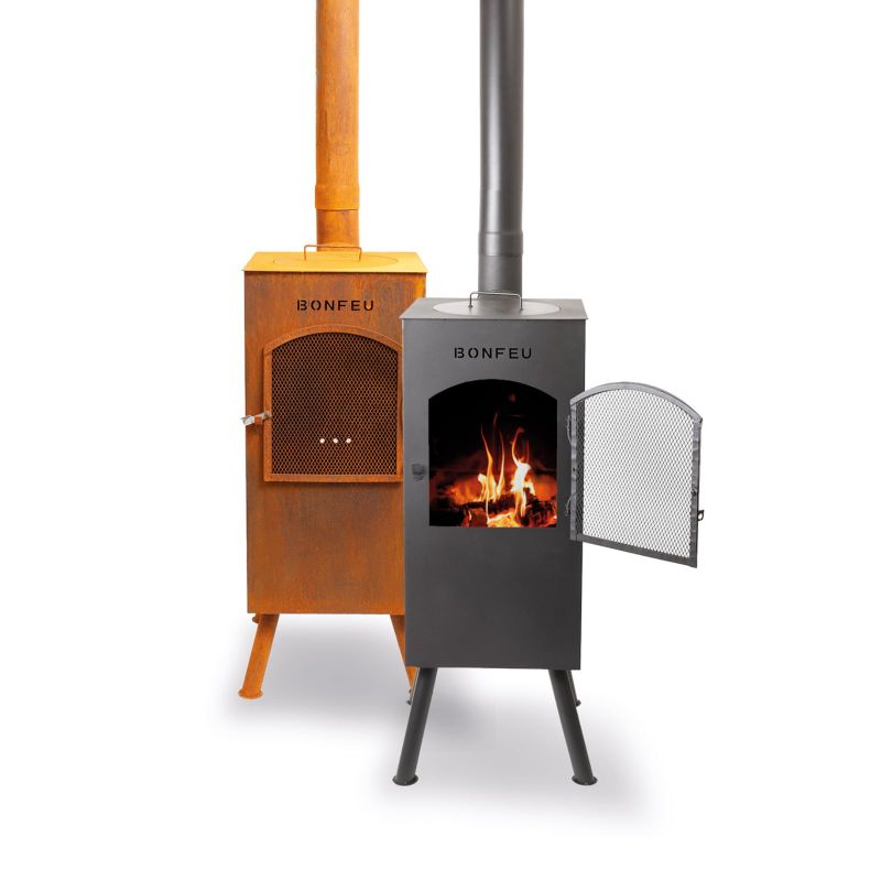 Inny BonFeu BonCarré garden fireplace rusty unisex Dzseki 3503R