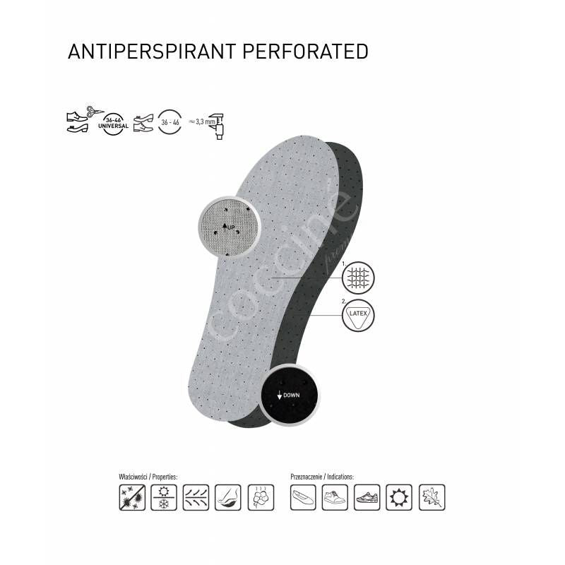 Inny Coccine Antiperspirant Perforated Shoe Insoles DA0213