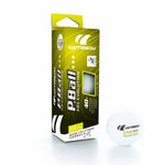 Inny Cornilleau P-BALL ITTF table tennis balls white 3 pcs. Labda 310550