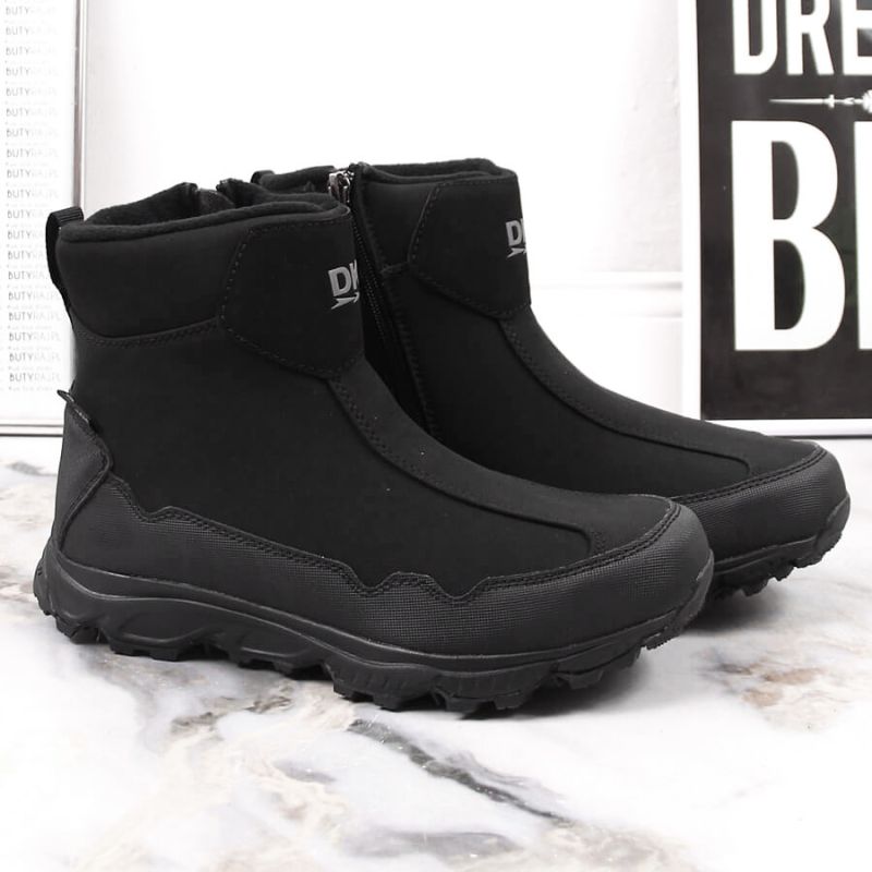 Inny DK Jr Waterproof Insulated Snow Boots, Black Cipő, gyerek DK58A