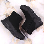 Inny DK Jr Waterproof Insulated Snow Boots, Black Cipő, gyerek DK58A