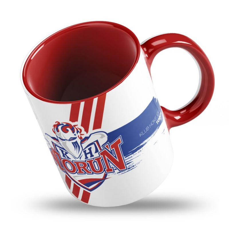 Inny Fan mug with coaster KHT Toruń Kiegészítő piros SREBKHT-KUBP