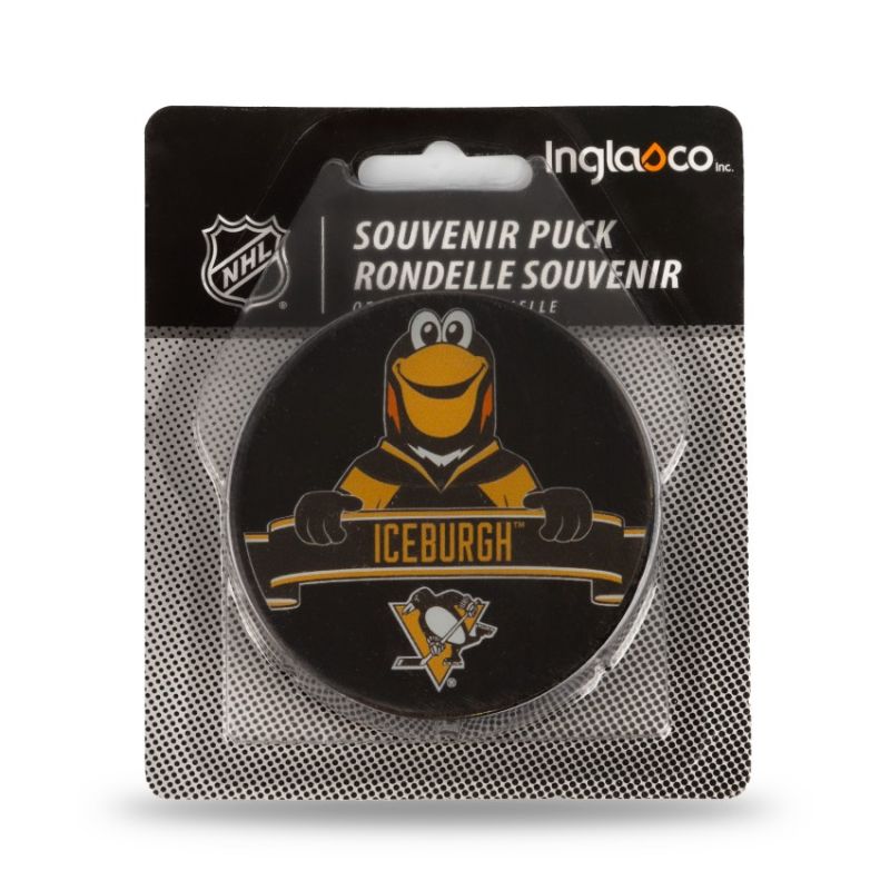 Inny Inglasco NHL Mascot Hockey Puck Edzőfelszerelés fekete 510AN001901