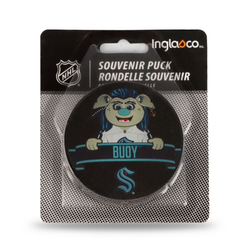 Inny Inglasco NHL Mascot Hockey Puck Edzőfelszerelés fekete 510AN001901
