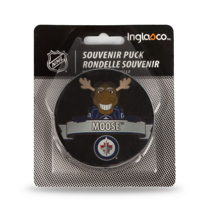 Inny Inglasco NHL Mascot Hockey Puck Edzőfelszerelés fekete 510AN001901
