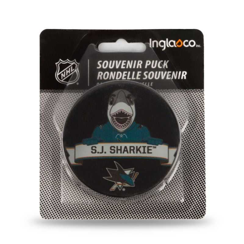 Inny Inglasco NHL Mascot Hockey Puck Edzőfelszerelés fekete 510AN001901