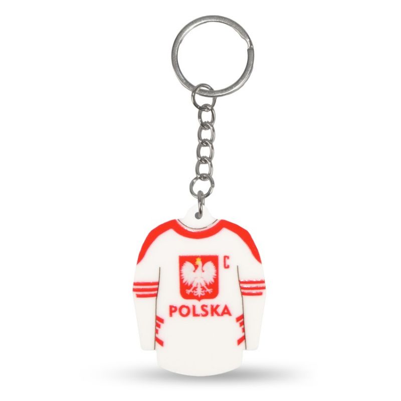 Inny Poland hockey jersey keychain (Home) Póló SREBBREKH-PL