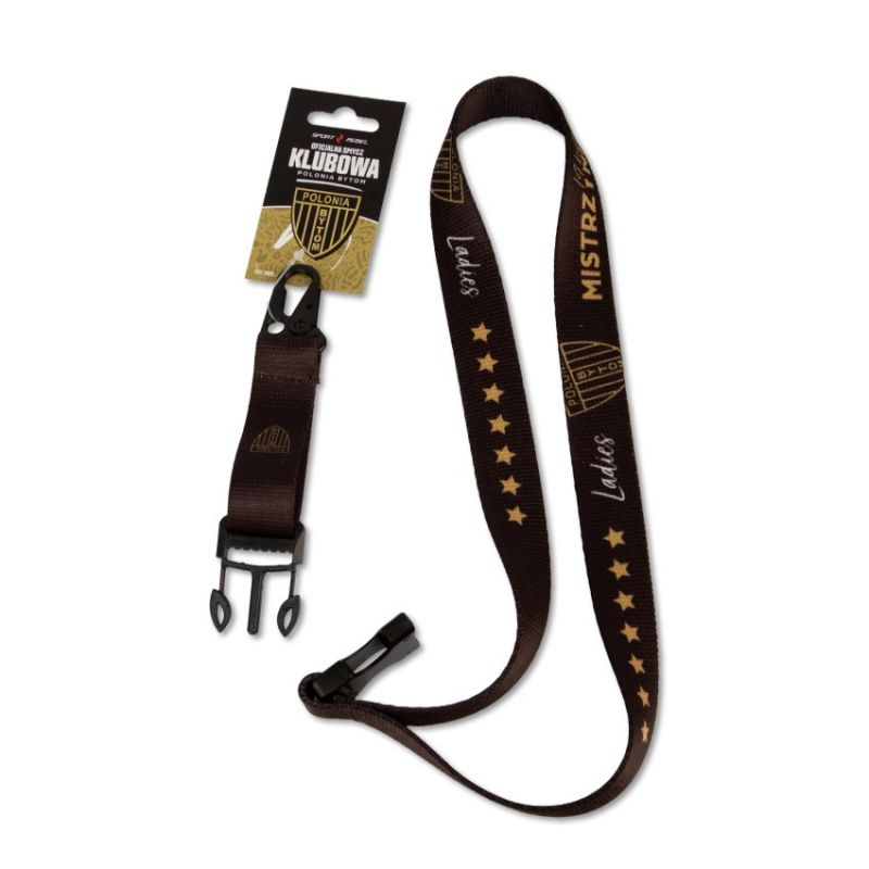 Inny Polonia Bytom Premium Lanyard Rajongói termék fekete SREBBSP-SMYCZ