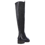 Inny Rieker W Z9591-00 black leather boots Cipő női R352