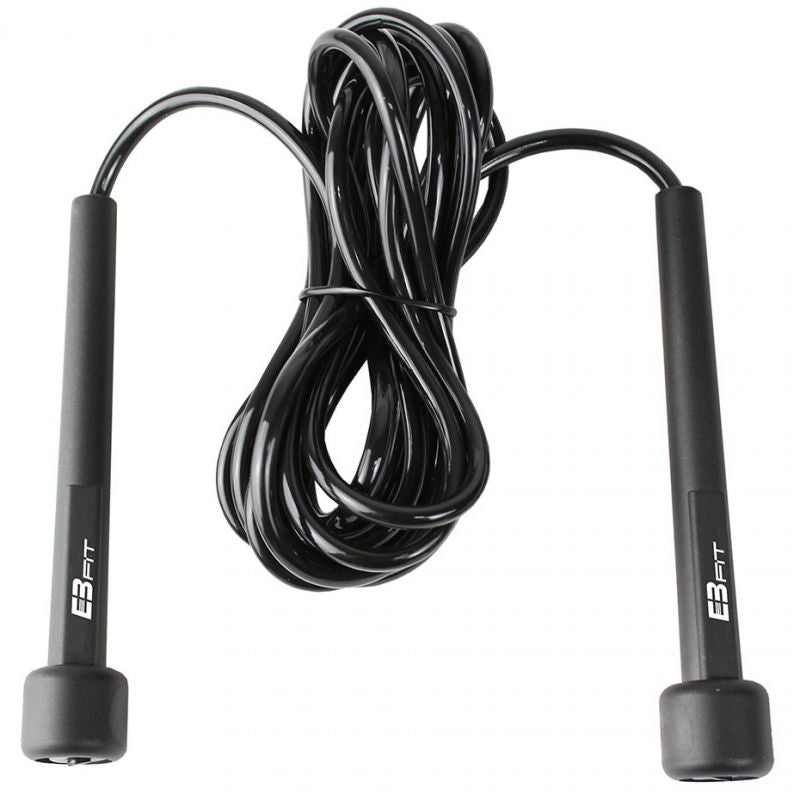 Inny Speed skipping rope Pvc 275cm EB FIT fekete edzőfelszerelés 581519