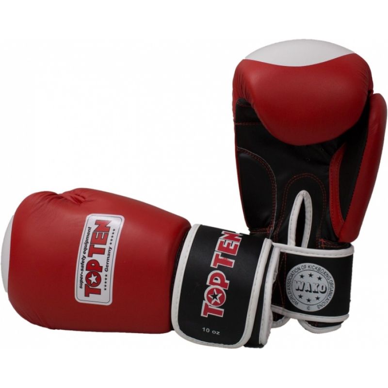 Inny Top Ten RTT-WAKO 10 oz fekete boxkesztyű 01111-02WAKO