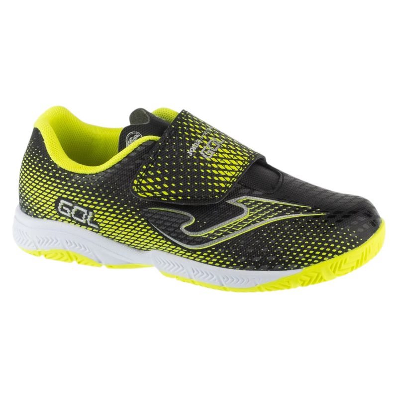 Joma Gol 2601 INV gyerek teremcipő, fekete