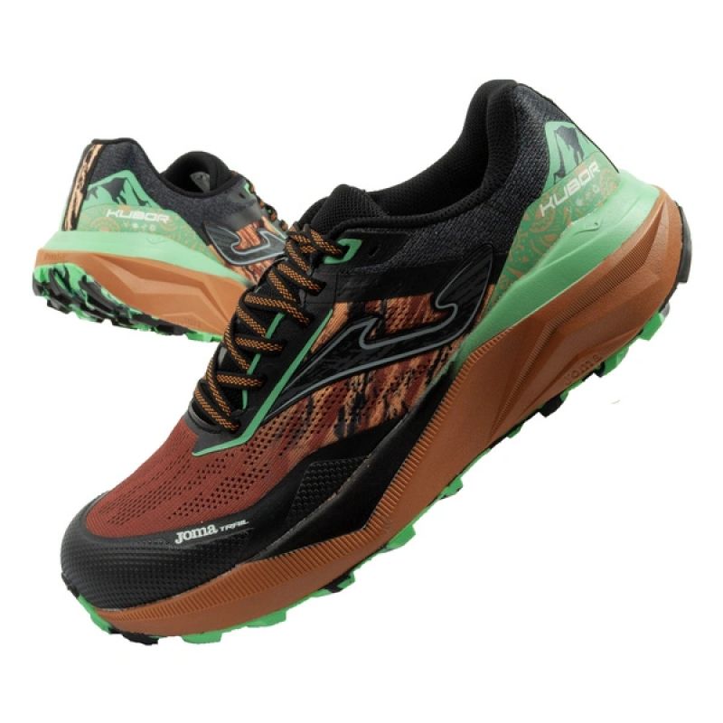 Joma Kubor men's trail running shoes, off-road, cushioned, brown barna férfi futócipő