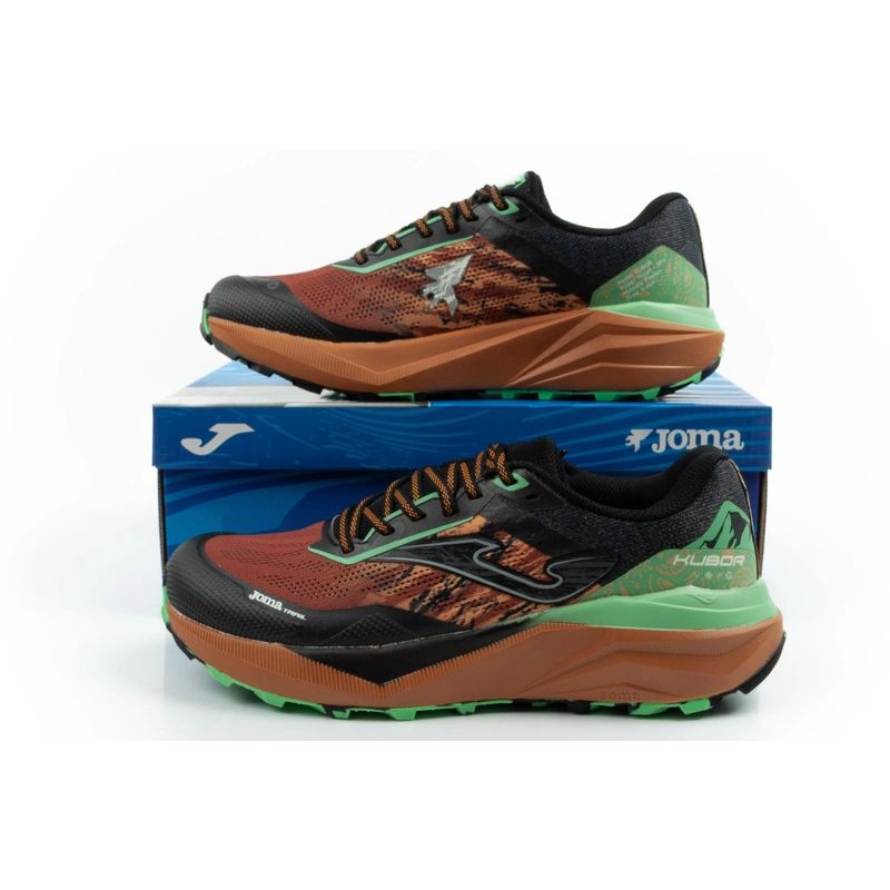 Joma Kubor men's trail running shoes, off-road, cushioned, brown barna férfi futócipő