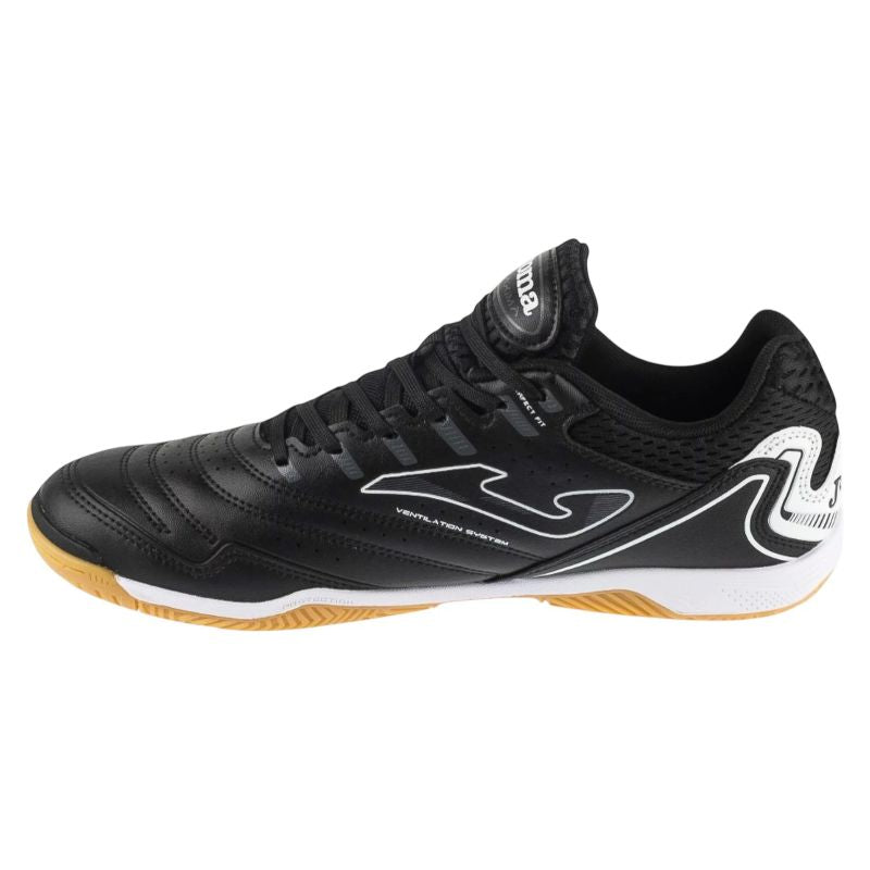 Joma Maxima 2621 IN Black, Size teremcipő, fekete
